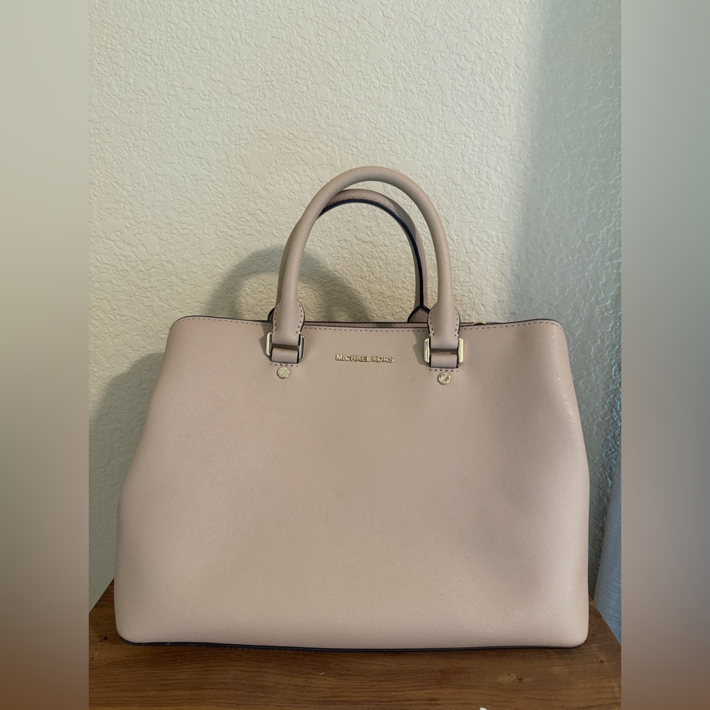 Michael Kors Light Tan Satchel Handbag